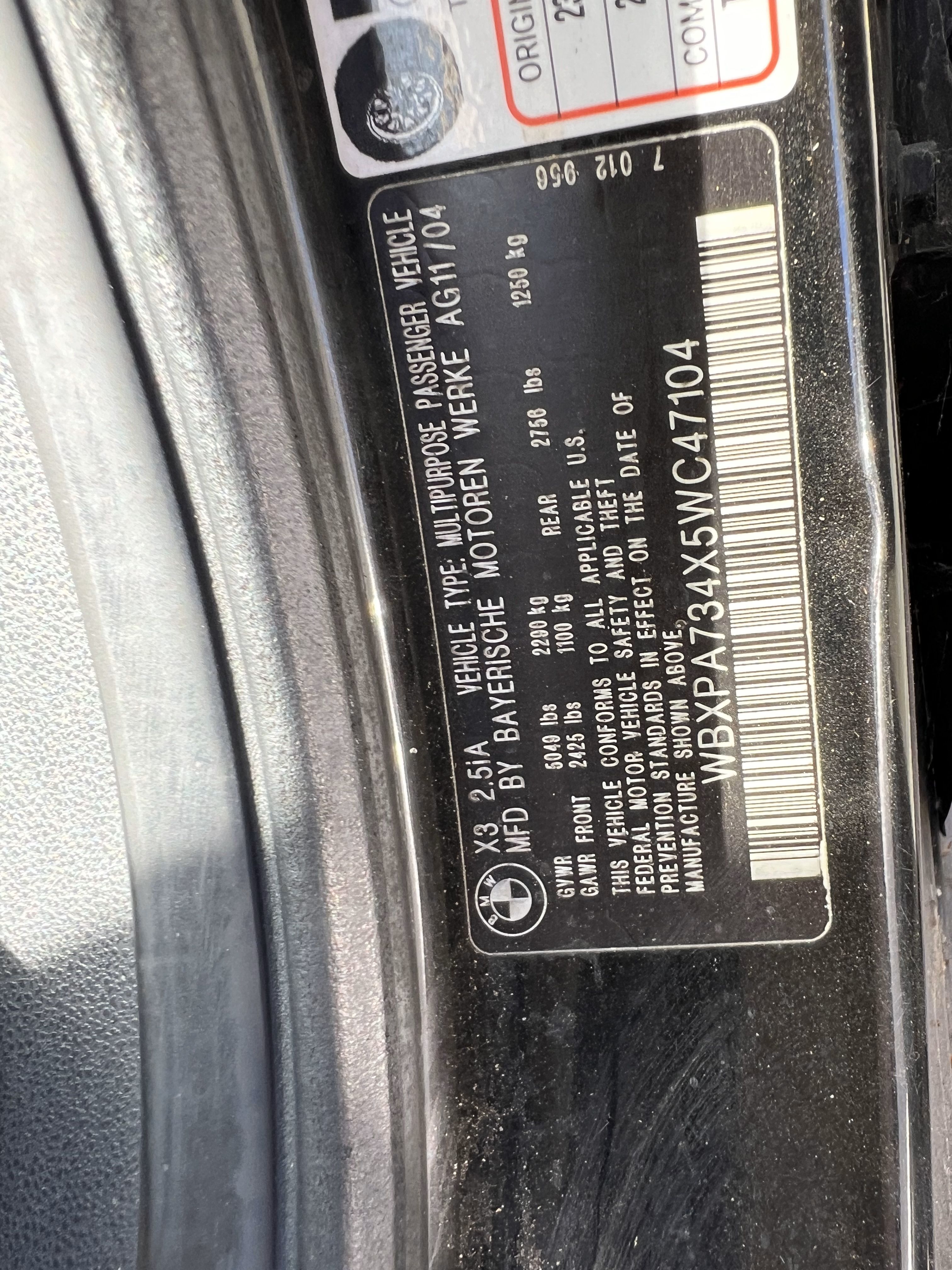 2005 BMW X3