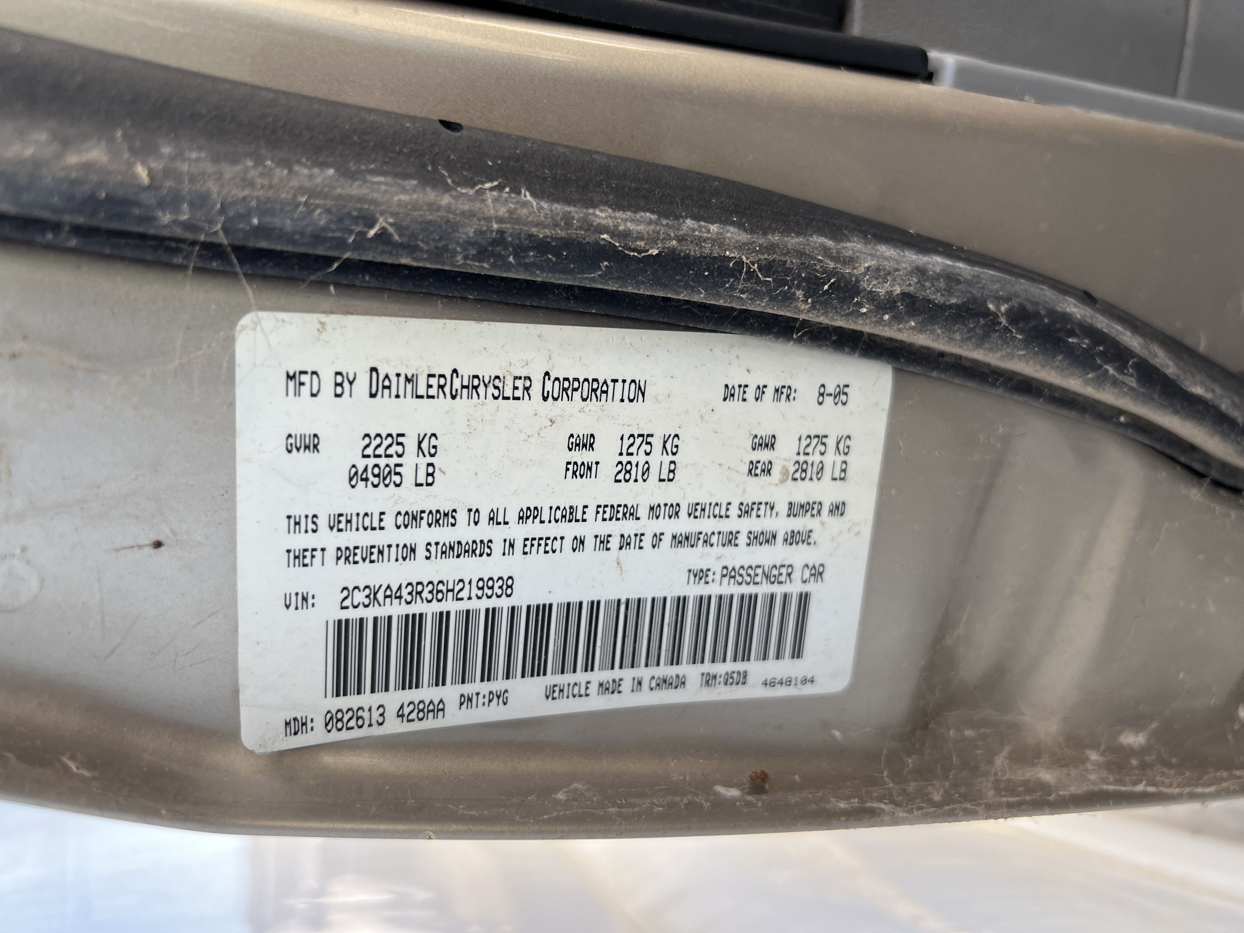 2006 CHRYSLER 300
