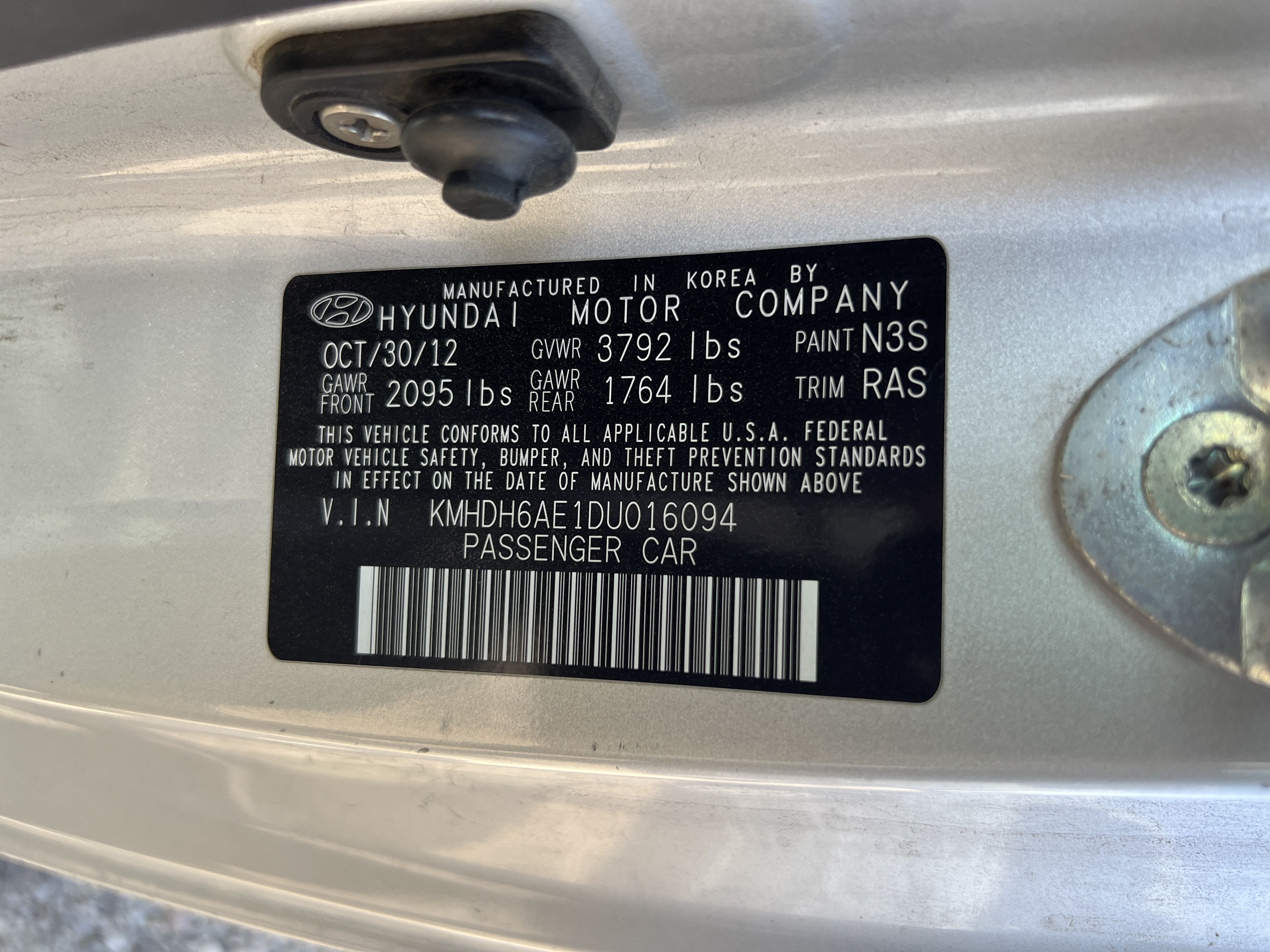 2013 HYUNDAI Elantra